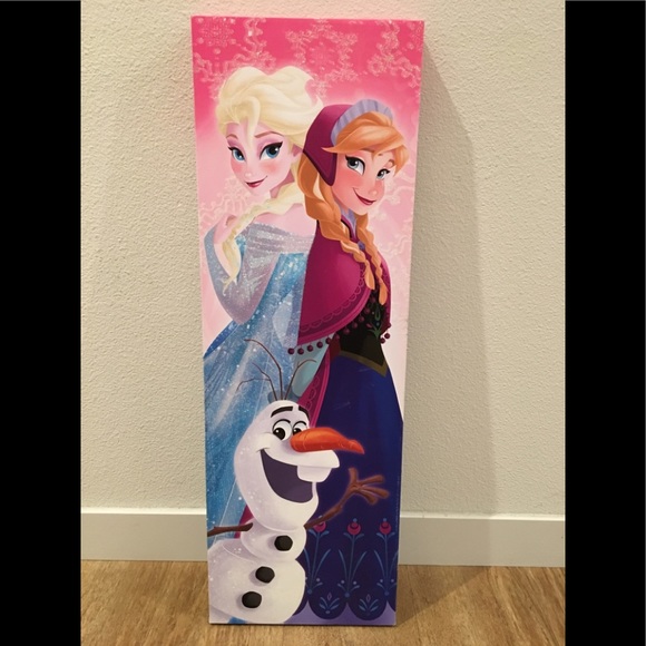 Frozen Anna Elsa Canvas Wall Art Girls Roomdecor